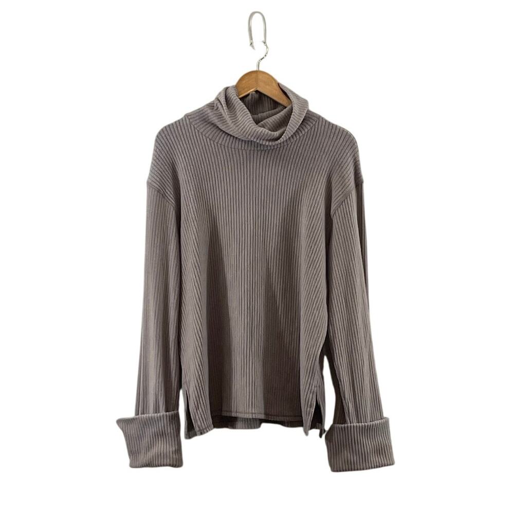 Project Social T Ribbed Long Sleeve‎ Thick Turtleneck SZ M